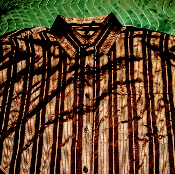 kani gold Other - KANI GOLD fancy sparkling brown L buttondown shirt kani gold Other - KANI GOLD fancy sparkling brown L buttondown shirt